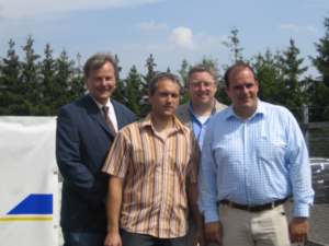 CDU 2006 © Hans-Erich Tannhäuser  (Tannhäuser Ingenieure, Northeim), Michael Morawietz, Dr. Hans-Georg Scherer, Daniel Helberg sprachen vor Ort.