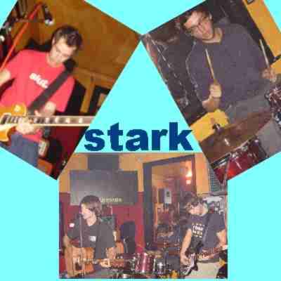 Porth , 2006 © Collage zur Band "Stark": Linksoben: David (Gitarre und Backgroundgesang) - Rechtsoben Cico (Schlagzeug) - Unten von links nach rechts: Von links nach rechts: Niko (Gitarre, Gesang) & Bojan (Bass).