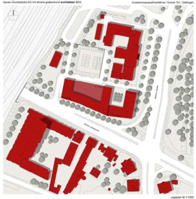 Pressefoto: http://www.bauwo.de , 2009 © Aufsicht auf die Baupläne fürs Groner Tor - (c) bauWo Grundstücks AG.jpeg